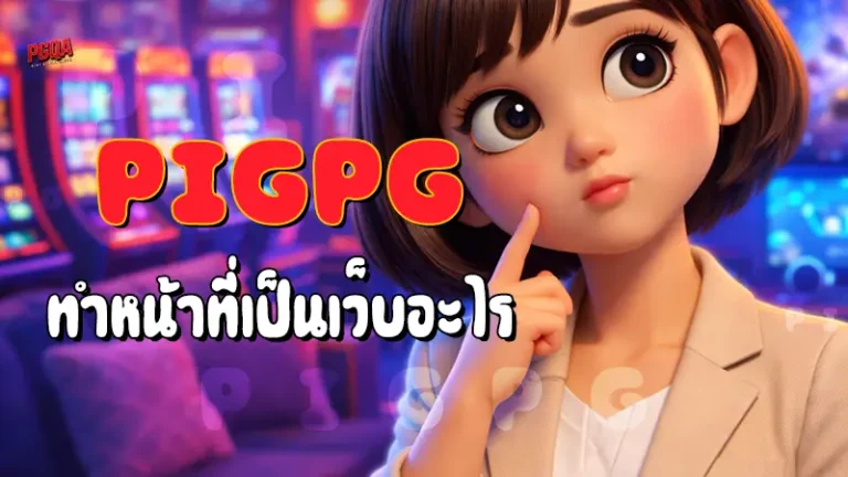Pigpg ทำหน้าที่เป็นเว็บอะไร