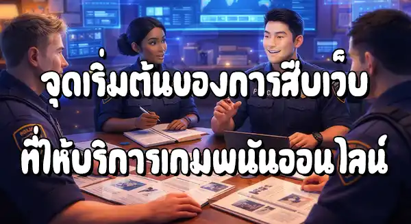 การสืบเว็บพนัน ใช้เทคนิคอะไรบ้าง