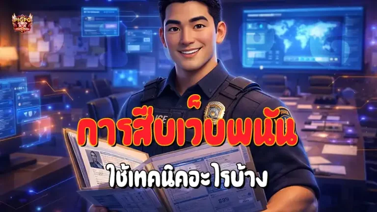 การสืบเว็บพนัน ใช้เทคนิคอะไรบ้าง