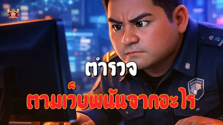 ตำรวจ ตามเว็บพนันจากอะไร