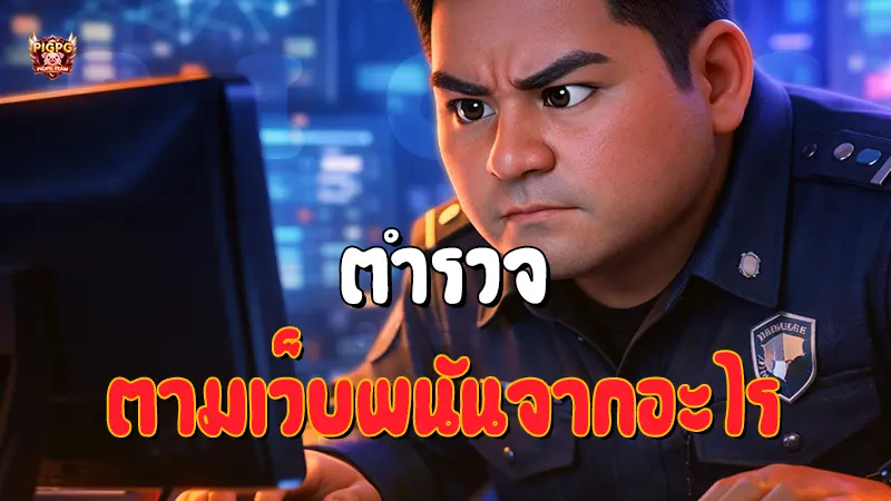 ตำรวจ ตามเว็บพนันจากอะไร