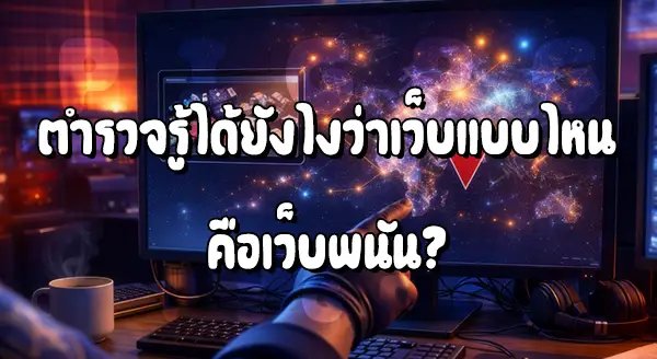 ตำรวจรู้ได้ยังไง ว่าเว็บไหนเป็นเว็บพนัน