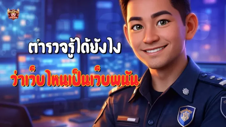 ตำรวจรู้ได้ยังไง ว่าเว็บไหนเป็นเว็บพนัน