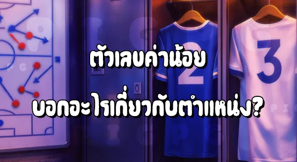 ทำไม กองหลัง ใช้เลขค่าน้อย