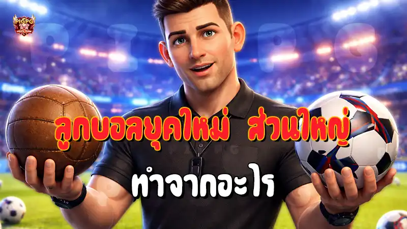 ลูกบอลยุคใหม่ ส่วนใหญ่ ทำจากอะไร