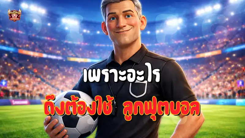 เพราะอะไร ถึงต้องใช้ ลูกฟุตบอล