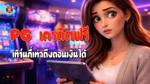 PG เครดิตฟรี เทิร์นกี่เท่าถึงถอนเงินได้