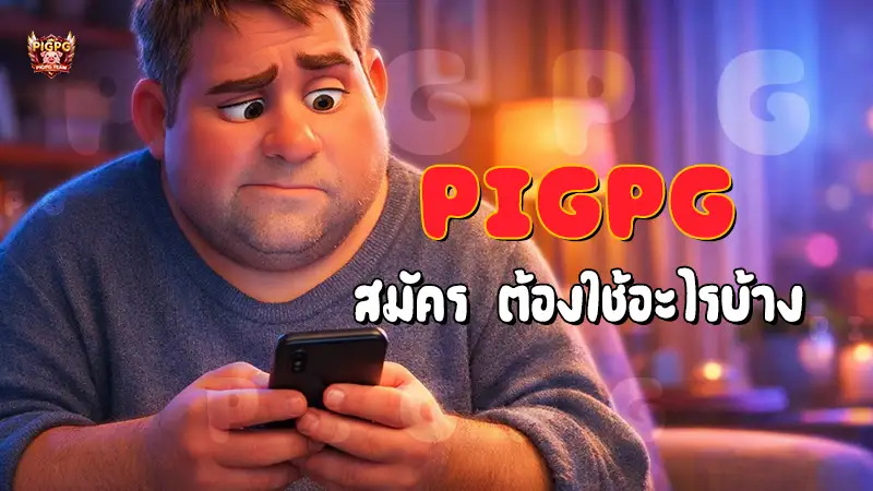 Pigpg สมัคร ต้องใช้อะไรบ้าง