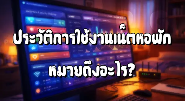 Wifi หอพัก ดูประวัติการใช้งานได้ไหม