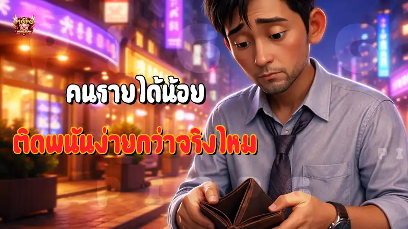 คนรายได้น้อย ติดพนันง่ายกว่าจริงไหม