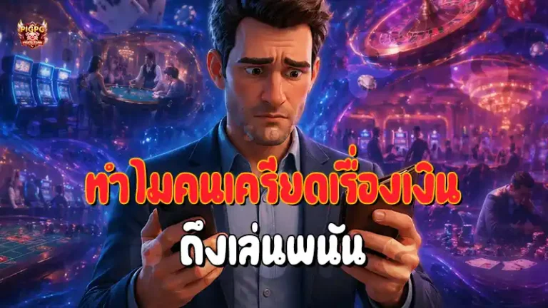 ทำไมคนเครียดเรื่องเงิน ถึงเล่นพนัน
