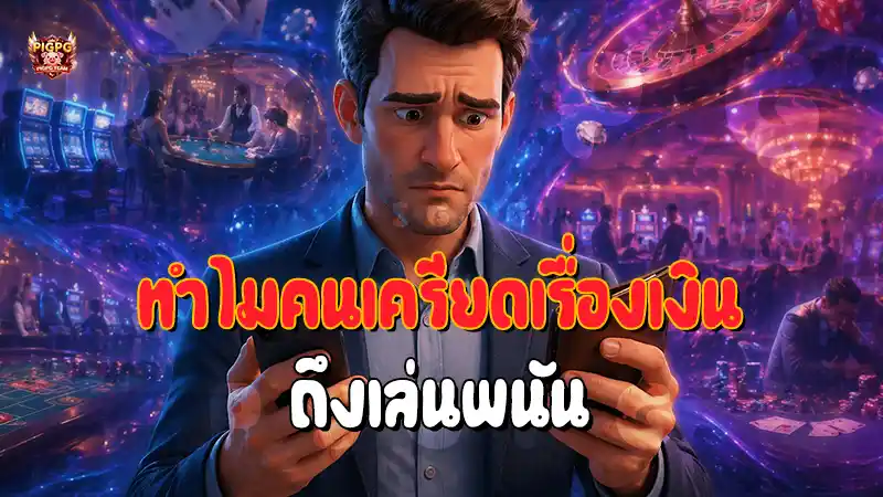 ทำไมคนเครียดเรื่องเงิน ถึงเล่นพนัน
