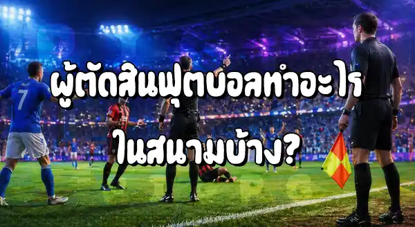 ผู้ตัดสิน ฟุตบอล ทำอะไร