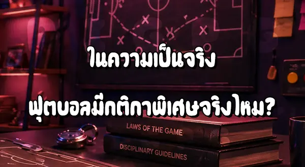 ฟุต บอล มีกติกาพิเศษไหม