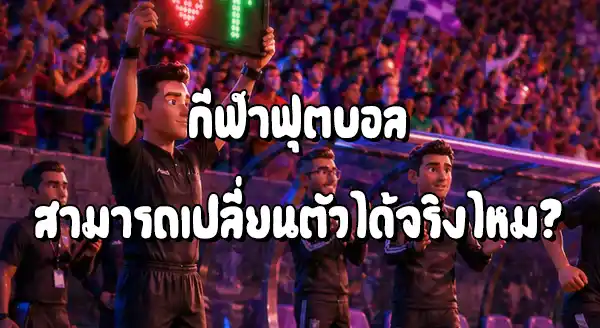 ฟุตบอล เปลี่ยนตัว ได้ไหม