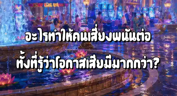 เทศกาลสงกรานต์ กับพฤติกรรมการพนัน