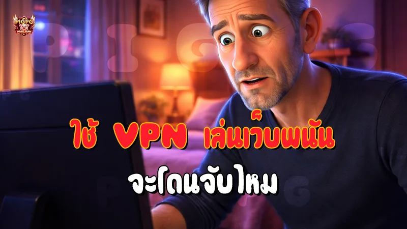 ใช้ VPN เล่นเว็บพนัน จะโดนจับไหม