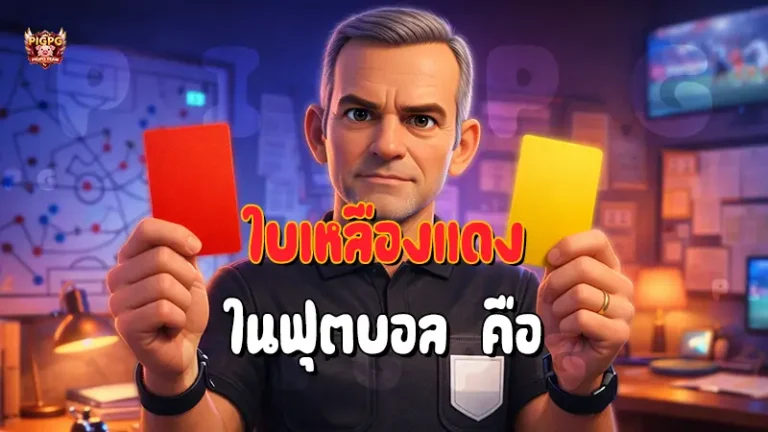 ใบเหลืองแดง ในฟุตบอล คือ