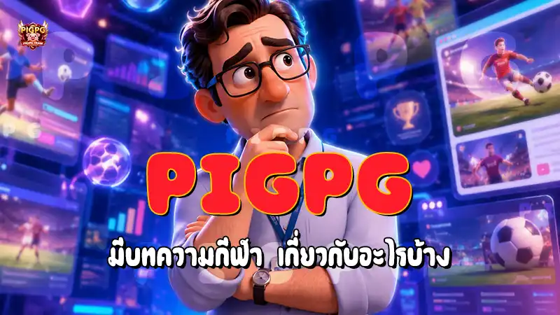 Pigpg มีบทความกีฬา เกี่ยวกับอะไรบ้าง