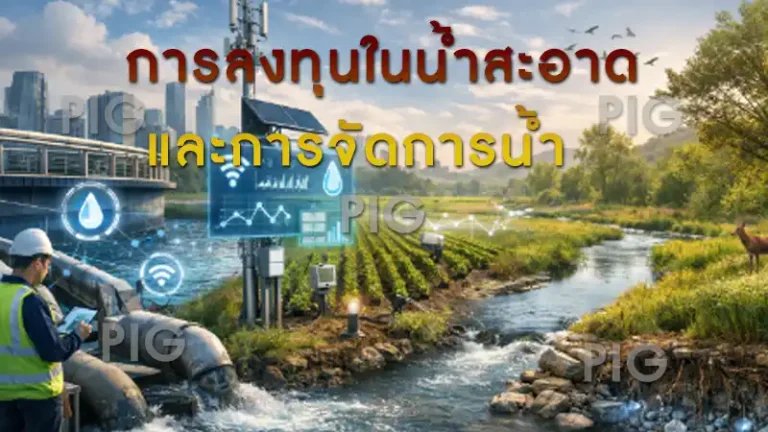 การลงทุนในน้ำสะอาด และการจัดการน้ำ