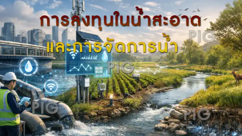 การลงทุนในน้ำสะอาด และการจัดการน้ำ ระดับโลก
