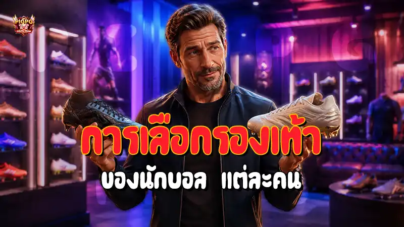 การเลือกรองเท้า ของนักบอล แต่ละคน