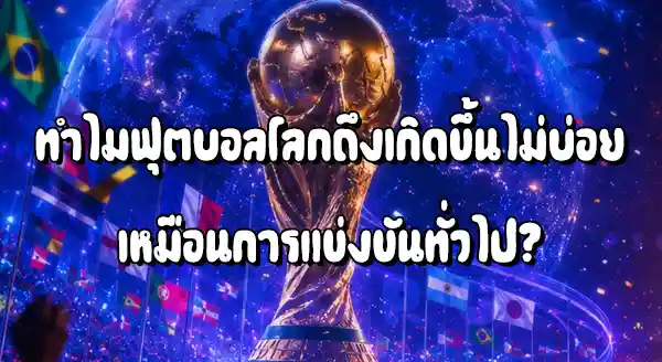 ฟุตบอลโลก กับการแข่งขันทั่วไป