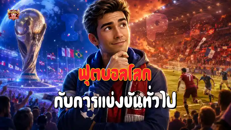 ฟุตบอลโลก กับการแข่งขันทั่วไป