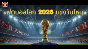 ฟุตบอลโลกปี 2026 แข่งวันไหน