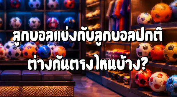 ลูกบอลที่ใช้แข่ง กับปกติ