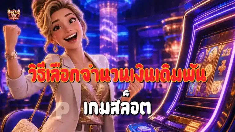 วิธีเลือกจำนวนเงินเดิมพัน เกมสล็อต
