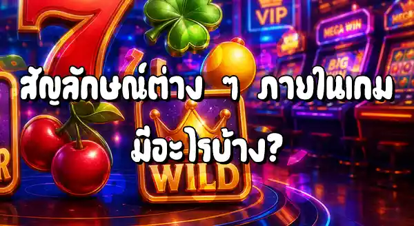 สัญลักษณ์เกมสล็อต มีอะไรบ้าง