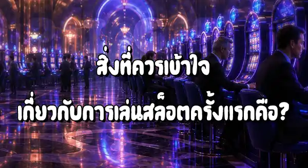 เล่นสล็อตครั้งแรก ต้องทำอะไรบ้าง