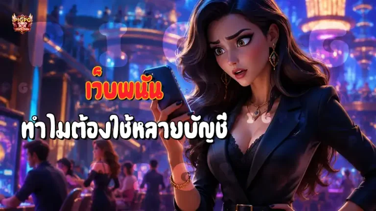 เว็บพนัน ทำไมต้องใช้หลายบัญชี