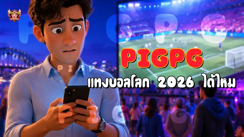 Pigpg แทงบอลโลก 2026 ได้ไหม