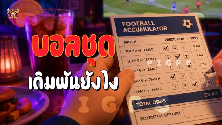 บอลชุด เดิมพันยังไง