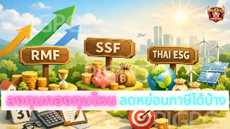 ลงทุนกองทุนไหน ลดหย่อนภาษีได้บ้าง